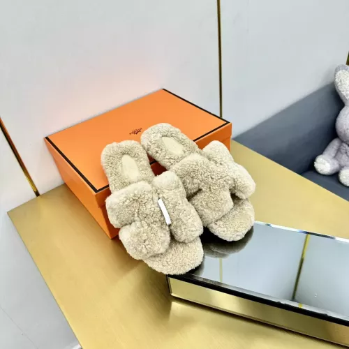 Replica Hermes Slippers For Women #1285691 $96.00 USD for Wholesale