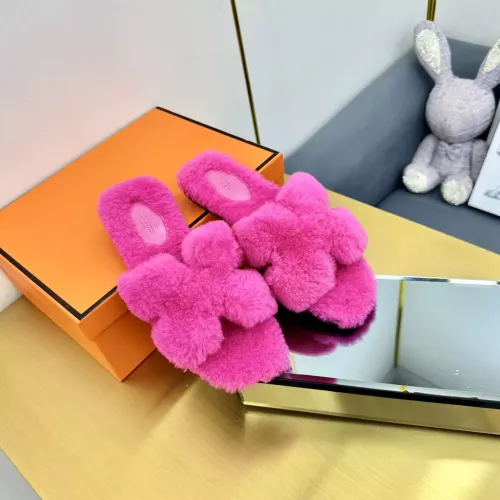 Replica Hermes Slippers For Women #1285696 $96.00 USD for Wholesale