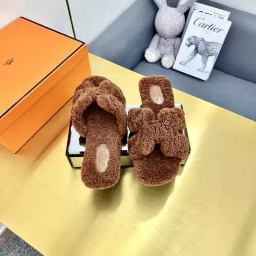 Replica Hermes Slippers For Women #1285730 $96.00 USD for Wholesale