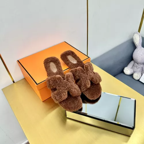 Replica Hermes Slippers For Women #1285730 $96.00 USD for Wholesale