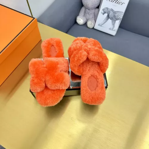 Replica Hermes Slippers For Women #1285744 $96.00 USD for Wholesale