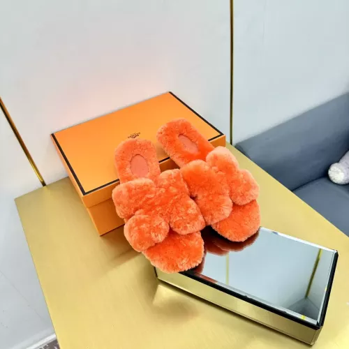 Replica Hermes Slippers For Women #1285744 $96.00 USD for Wholesale