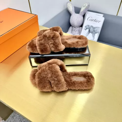 Replica Hermes Slippers For Women #1285752 $96.00 USD for Wholesale