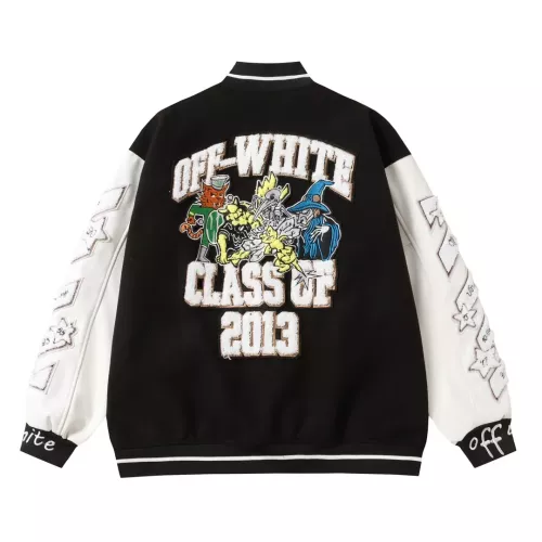 Replica Off-White Jackets Long Sleeved For Unisex #1285772 $82.00 USD for Wholesale