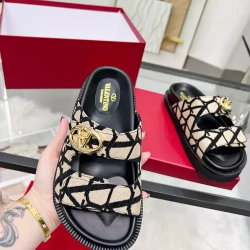 Replica Valentino Slippers For Women #1285803 $85.00 USD for Wholesale