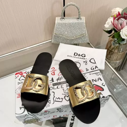 Replica Dolce & Gabbana D&G Slippers For Women #1285845 $68.00 USD for Wholesale