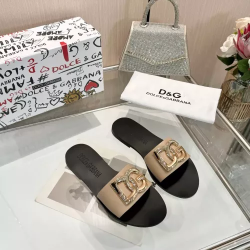 Cheap Dolce &amp; Gabbana D&amp;G Slippers For Women #1285846, $$68.00 USD On Dolce &amp; Gabbana D&amp;G Slippers