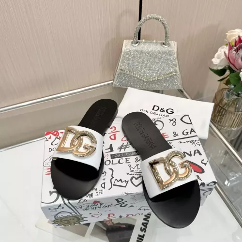 Replica Dolce & Gabbana D&G Slippers For Women #1285847 $68.00 USD for Wholesale