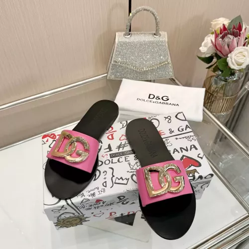 Replica Dolce & Gabbana D&G Slippers For Women #1285853 $68.00 USD for Wholesale