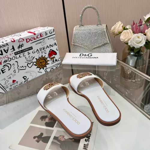 Replica Dolce & Gabbana D&G Slippers For Women #1285862 $72.00 USD for Wholesale