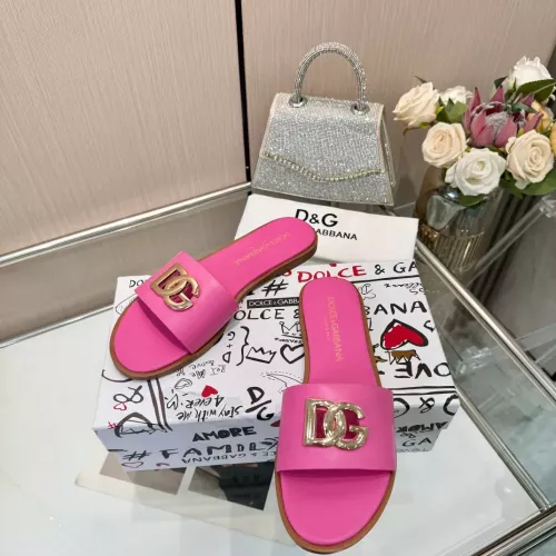 Replica Dolce & Gabbana D&G Slippers For Women #1285864 $72.00 USD for Wholesale