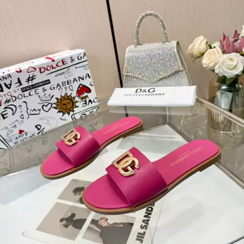 Replica Dolce & Gabbana D&G Slippers For Women #1285865 $72.00 USD for Wholesale