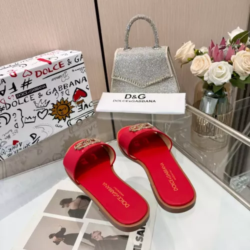 Replica Dolce & Gabbana D&G Slippers For Women #1285866 $72.00 USD for Wholesale