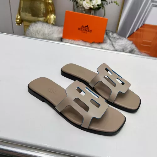 Replica Hermes Slippers For Women #1285886 $85.00 USD for Wholesale