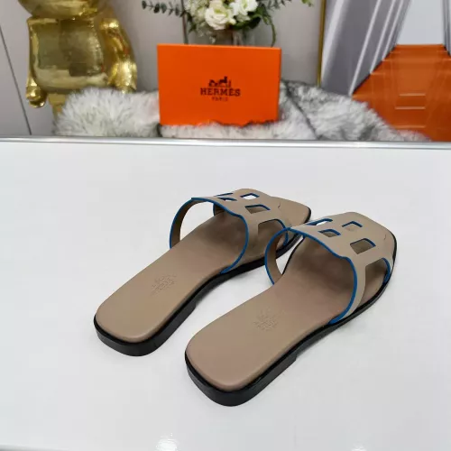 Replica Hermes Slippers For Women #1285886 $85.00 USD for Wholesale