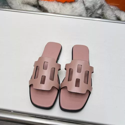 Replica Hermes Slippers For Women #1285887 $85.00 USD for Wholesale