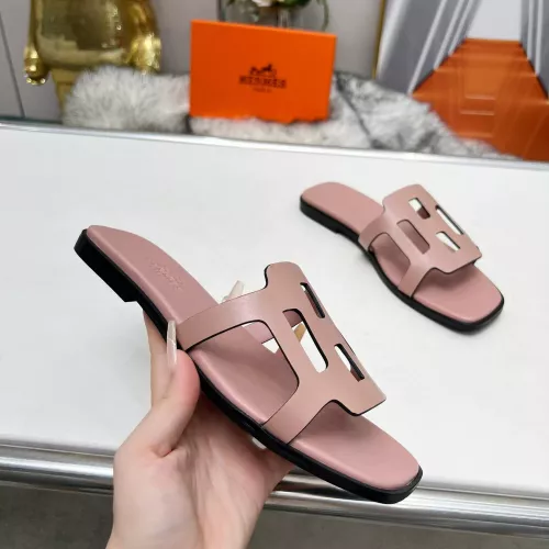 Replica Hermes Slippers For Women #1285887 $85.00 USD for Wholesale