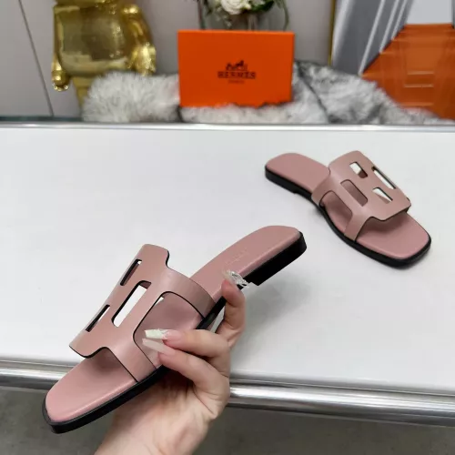 Replica Hermes Slippers For Women #1285887 $85.00 USD for Wholesale