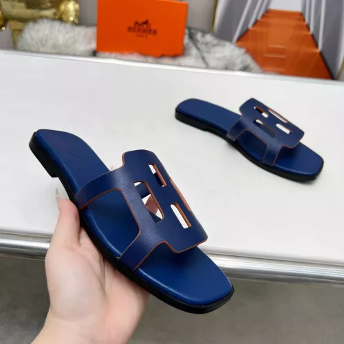 Replica Hermes Slippers For Women #1285889 $85.00 USD for Wholesale