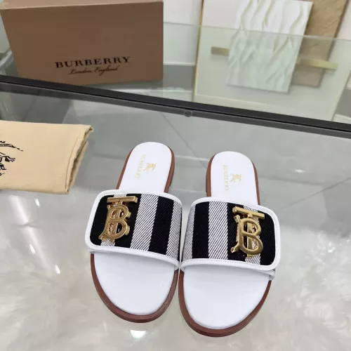 Replica Burberry Slippers For Women #1285891 $85.00 USD for Wholesale