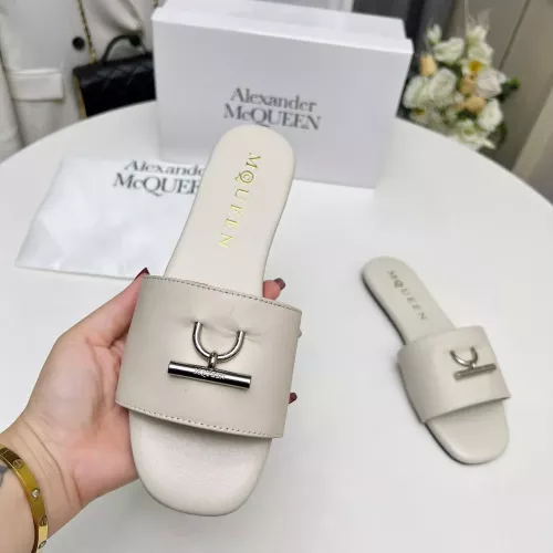 Replica Alexander McQueen Slippers For Women #1285907 $72.00 USD for Wholesale