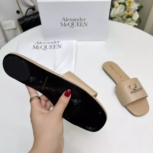 Replica Alexander McQueen Slippers For Women #1285909 $72.00 USD for Wholesale