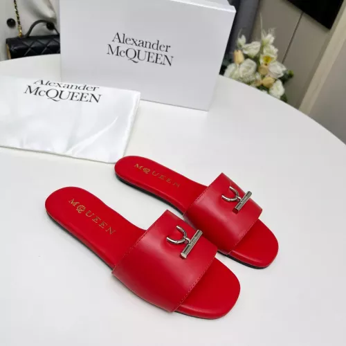 Replica Alexander McQueen Slippers For Women #1285911 $72.00 USD for Wholesale