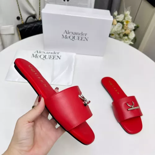 Replica Alexander McQueen Slippers For Women #1285911 $72.00 USD for Wholesale