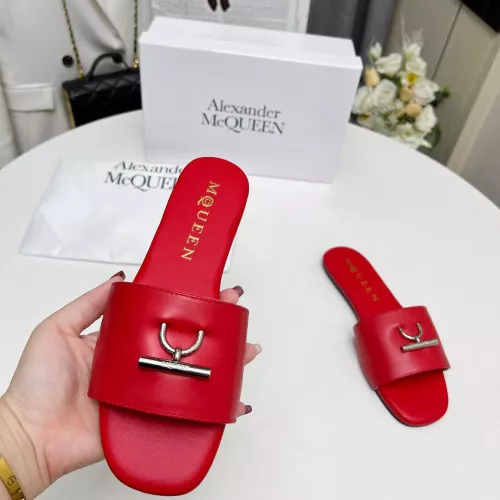 Replica Alexander McQueen Slippers For Women #1285911 $72.00 USD for Wholesale