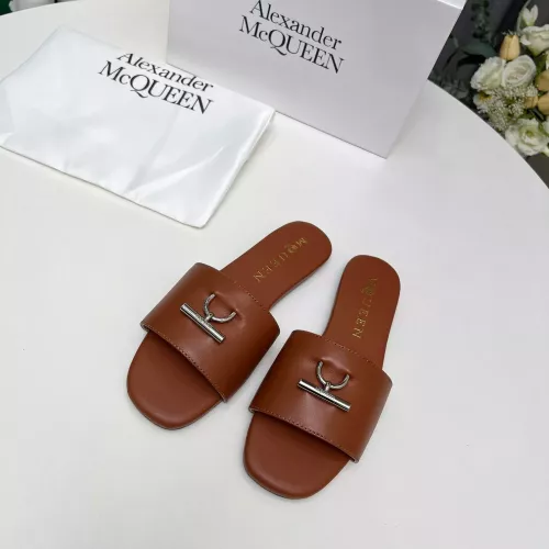 Replica Alexander McQueen Slippers For Women #1285912 $72.00 USD for Wholesale