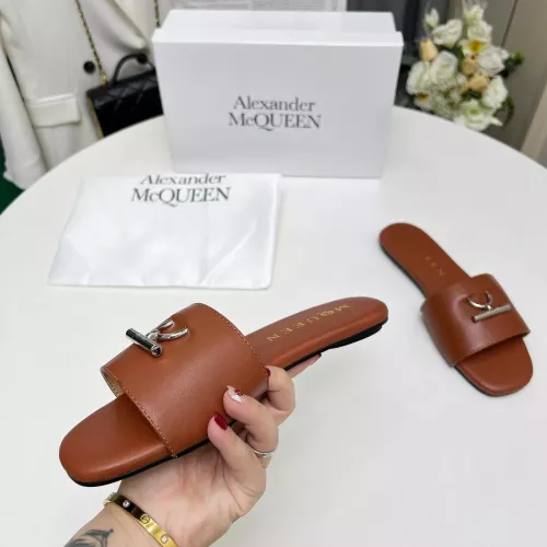 Replica Alexander McQueen Slippers For Women #1285912 $72.00 USD for Wholesale