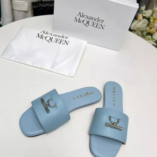 Replica Alexander McQueen Slippers For Women #1285914 $72.00 USD for Wholesale