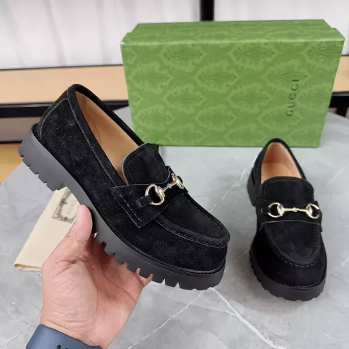 Replica Gucci Oxfords Shoes For Women #1286172 $102.00 USD for Wholesale