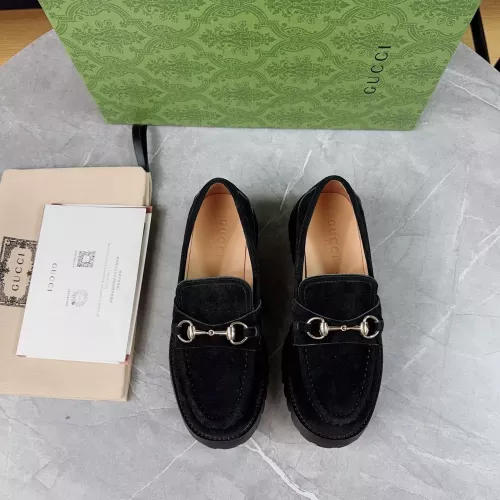 Replica Gucci Oxfords Shoes For Women #1286172 $102.00 USD for Wholesale