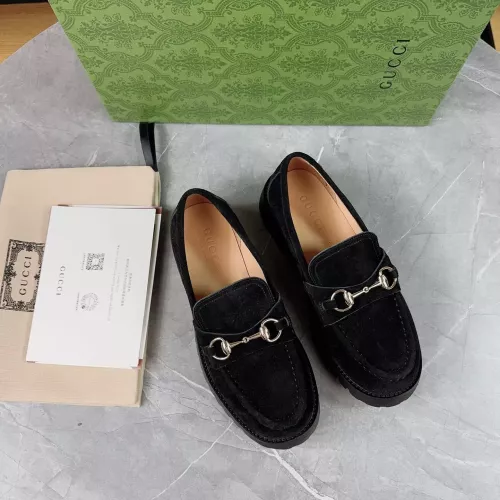 Replica Gucci Oxfords Shoes For Women #1286172 $102.00 USD for Wholesale