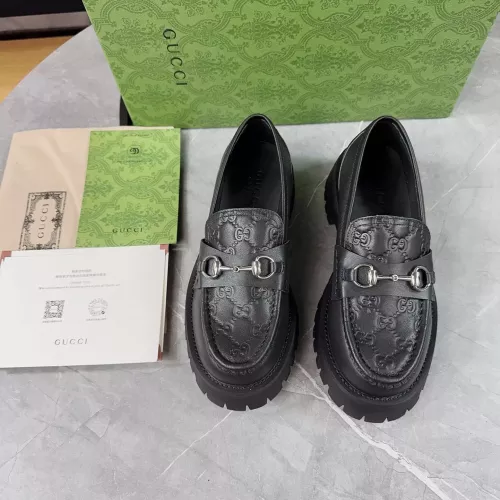 Replica Gucci Oxfords Shoes For Women #1286174 $102.00 USD for Wholesale