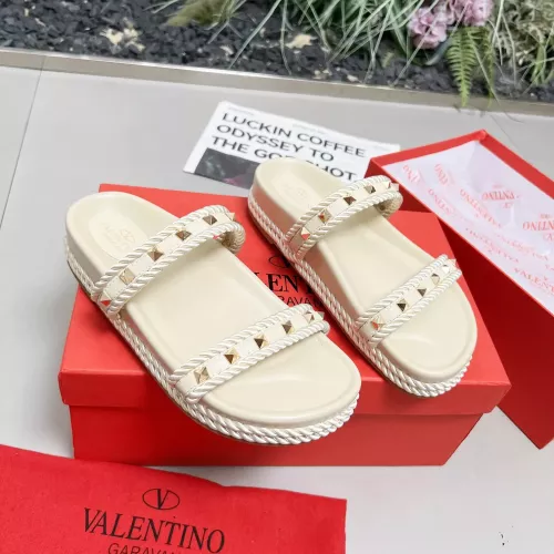 Replica Valentino Slippers For Women #1286199 $82.00 USD for Wholesale