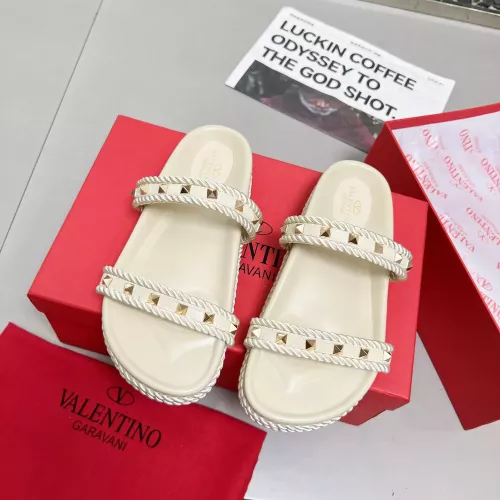 Replica Valentino Slippers For Women #1286199 $82.00 USD for Wholesale