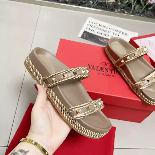 Replica Valentino Slippers For Women #1286200 $82.00 USD for Wholesale