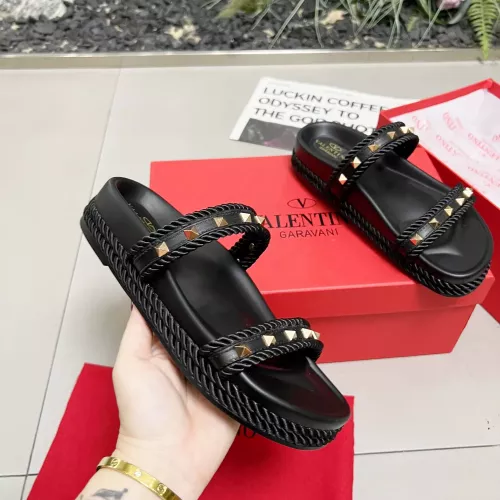 Replica Valentino Slippers For Women #1286202 $82.00 USD for Wholesale