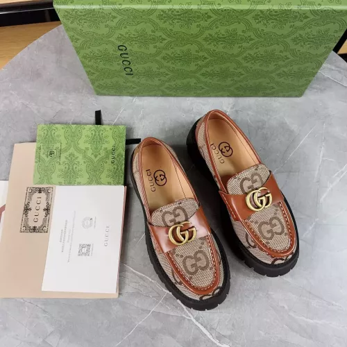 Replica Gucci Oxfords Shoes For Women #1286236 $100.00 USD for Wholesale