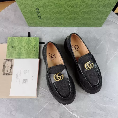 Replica Gucci Oxfords Shoes For Women #1286238 $100.00 USD for Wholesale