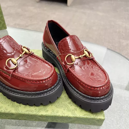 Replica Gucci Oxfords Shoes For Women #1286240 $98.00 USD for Wholesale