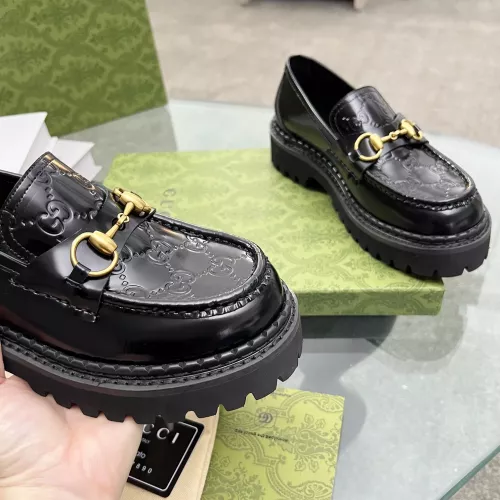 Replica Gucci Oxfords Shoes For Women #1286241 $98.00 USD for Wholesale