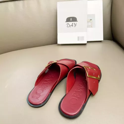 Replica LOEWE Slippers For Women #1286248 $76.00 USD for Wholesale