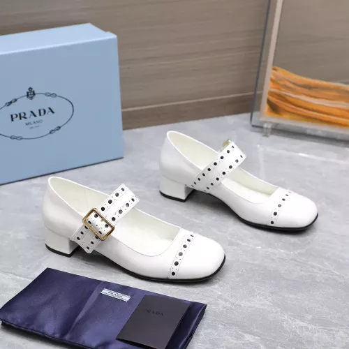 Replica Prada High-heeled Shoes For Women #1286254 $115.00 USD for Wholesale