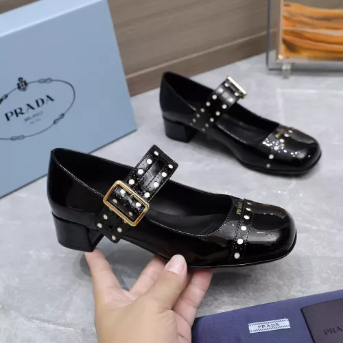 Replica Prada High-heeled Shoes For Women #1286255 $115.00 USD for Wholesale