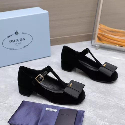 Replica Prada High-heeled Shoes For Women #1286256 $115.00 USD for Wholesale