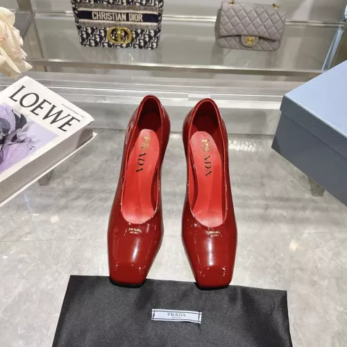 Replica Prada High-heeled Shoes For Women #1286259 $100.00 USD for Wholesale