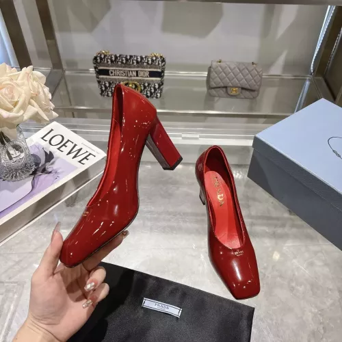 Replica Prada High-heeled Shoes For Women #1286259 $100.00 USD for Wholesale